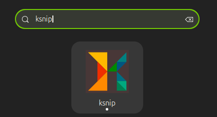 Ksnip application installed via Flatpak running on Ubuntu