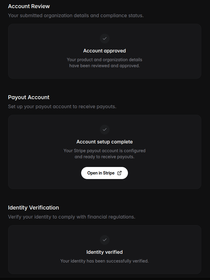 Polar approval confirmation